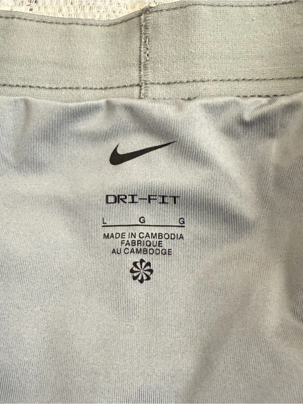 Grey Women’s Nike Dry Fit Size Large Shorts